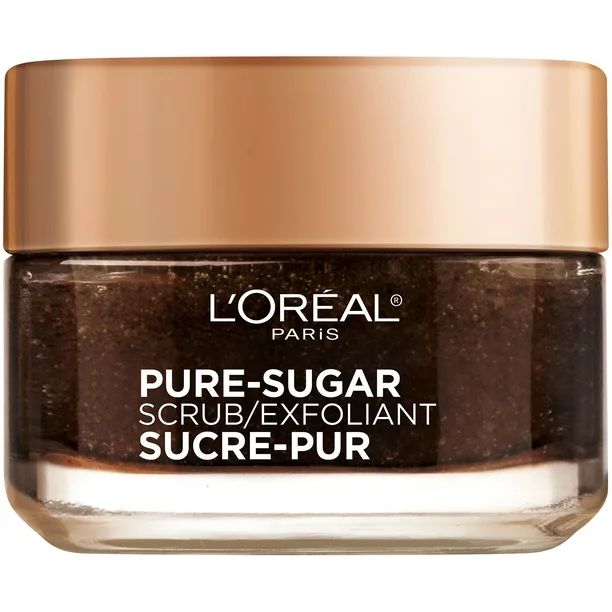 L'Oreal Paris Pure Sugar Scrub Resurface and Energize Coffee Facial Scrub, 1.7 fl. oz. - Walmart.... | Walmart (US)