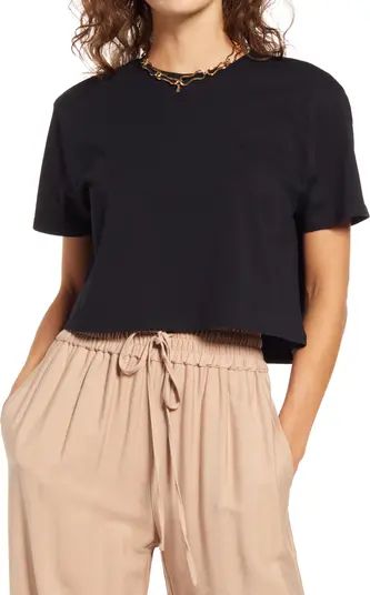 Open Edit Boxy Crop T-Shirt | Nordstrom | Nordstrom