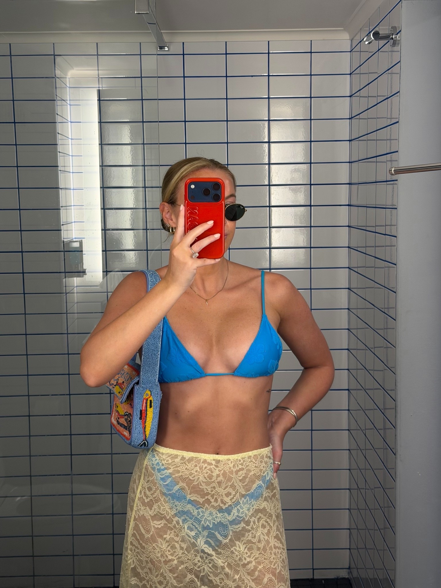 Beach-to-boat outfit 💛✨  
Wore this @prettylittlething look on a bachelorette trip and I’m obsessed with the whole vibe - paired with a sheer yellow maxi skirt and my nautical beaded Staud bag for the perfect elevated beach outfit.  

Such a fun look for beach clubs, boat days, bachelorette trips, or vacation dinners by the water.  

My exact bikini is sold out, so I linked similar swimsuits, sheer maxi skirt 
coverups, and beach vacation favorites 🤍

#LTKTravel #LTKSwim #LTKSaleAlert