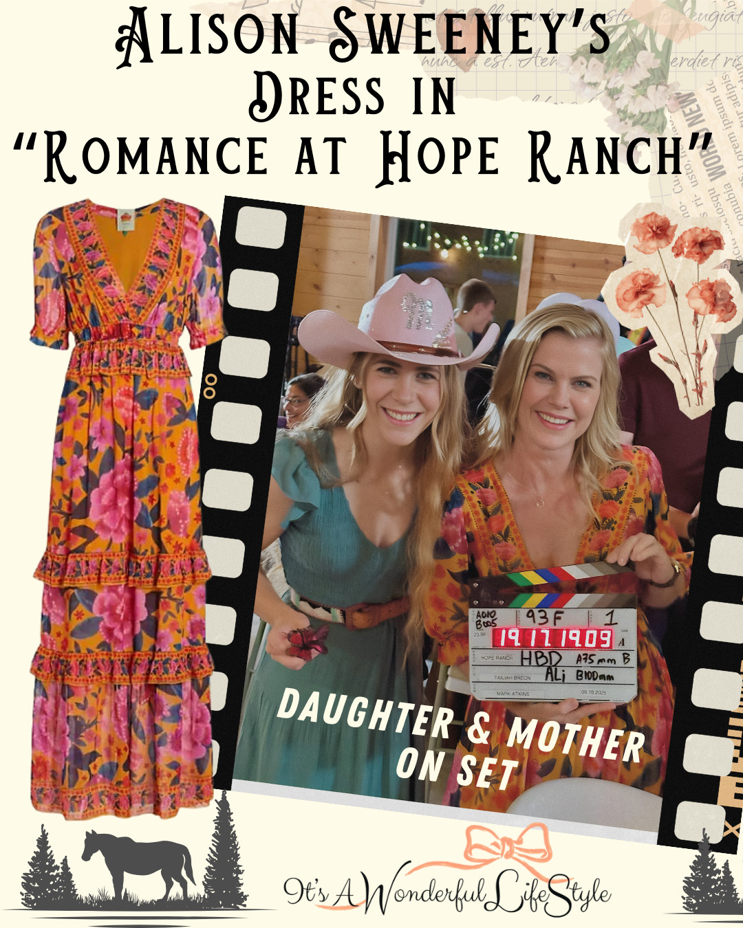 Get Alison Sweeney’s stunning floral dress from "Romance at Hope Ranch."


Fun behind-the-scenes detail: her daughter is in the movie as well, making those sweet mother & daughter moments on set even more special!!

Tap to shop and bring a little Hope Ranch style to your closet!
 

 #LTKSaleAlert
