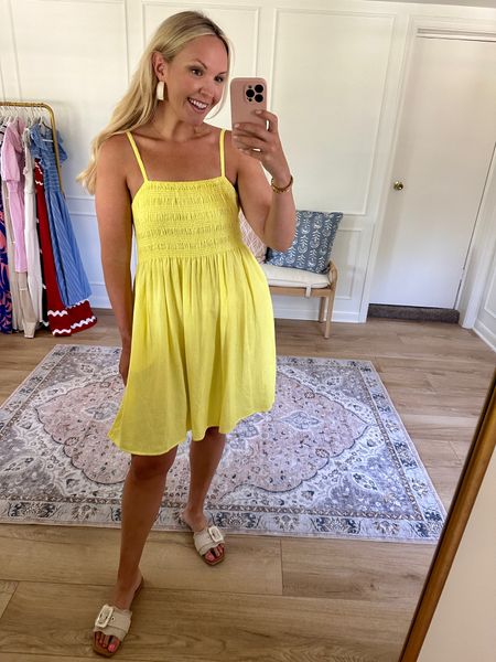 I’m really loving this mini dress yall! The back is open with adjustable ties, loving the neon color too! I’m wearing a large. Summer outfit, date night, vacation 

#LTKStyleTip #LTKSeasonal #LTKMidsize