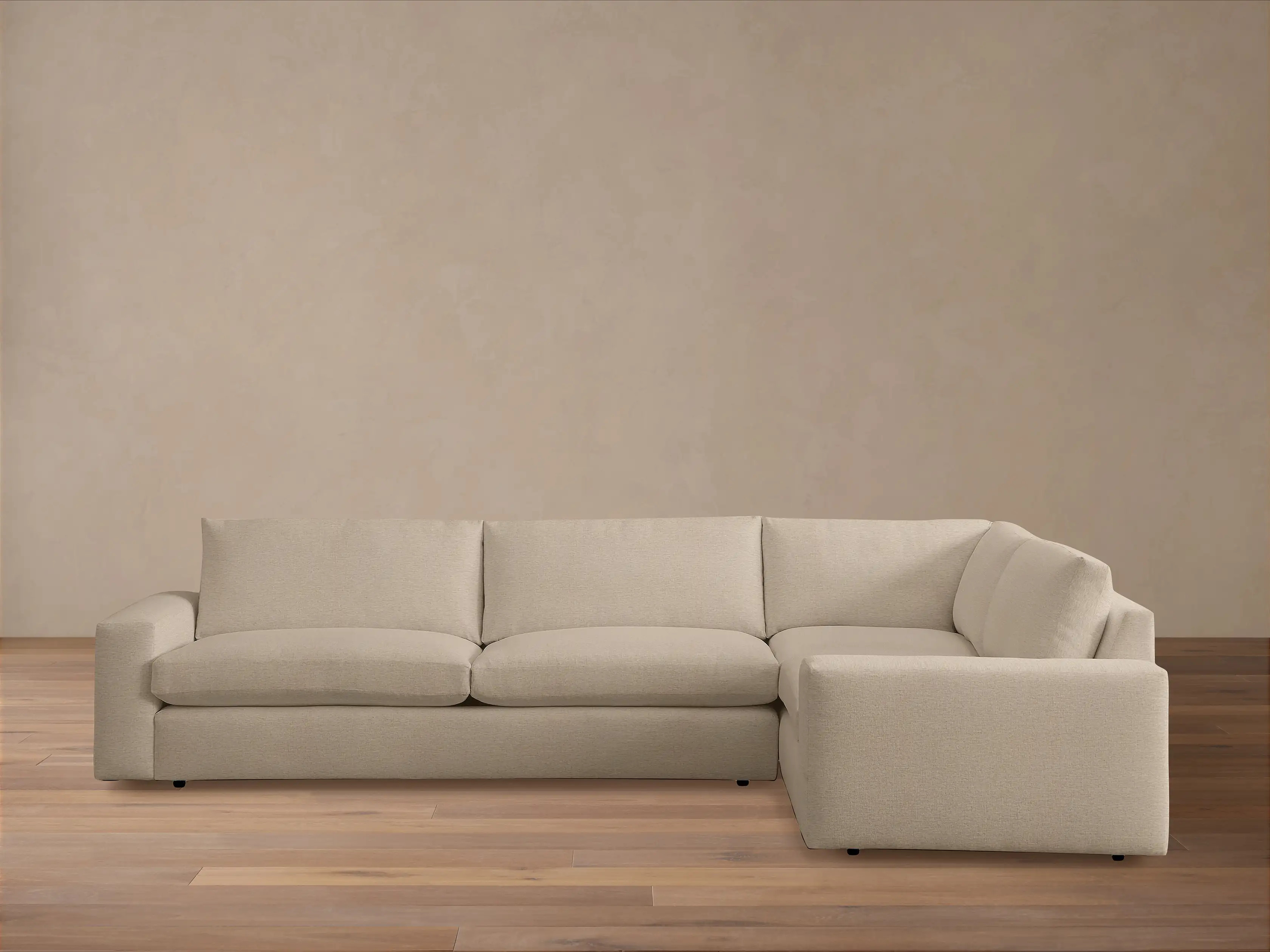 Kipton Wide Arm Two-Piece Sectional | Arhaus