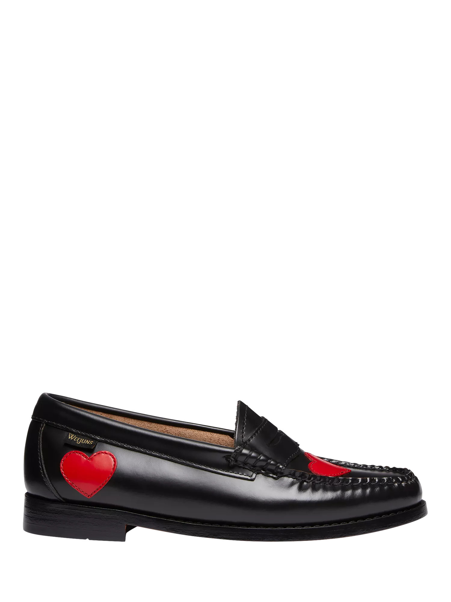 G.H.BASS Penny Love Polished Leather Loafers | John Lewis (UK)