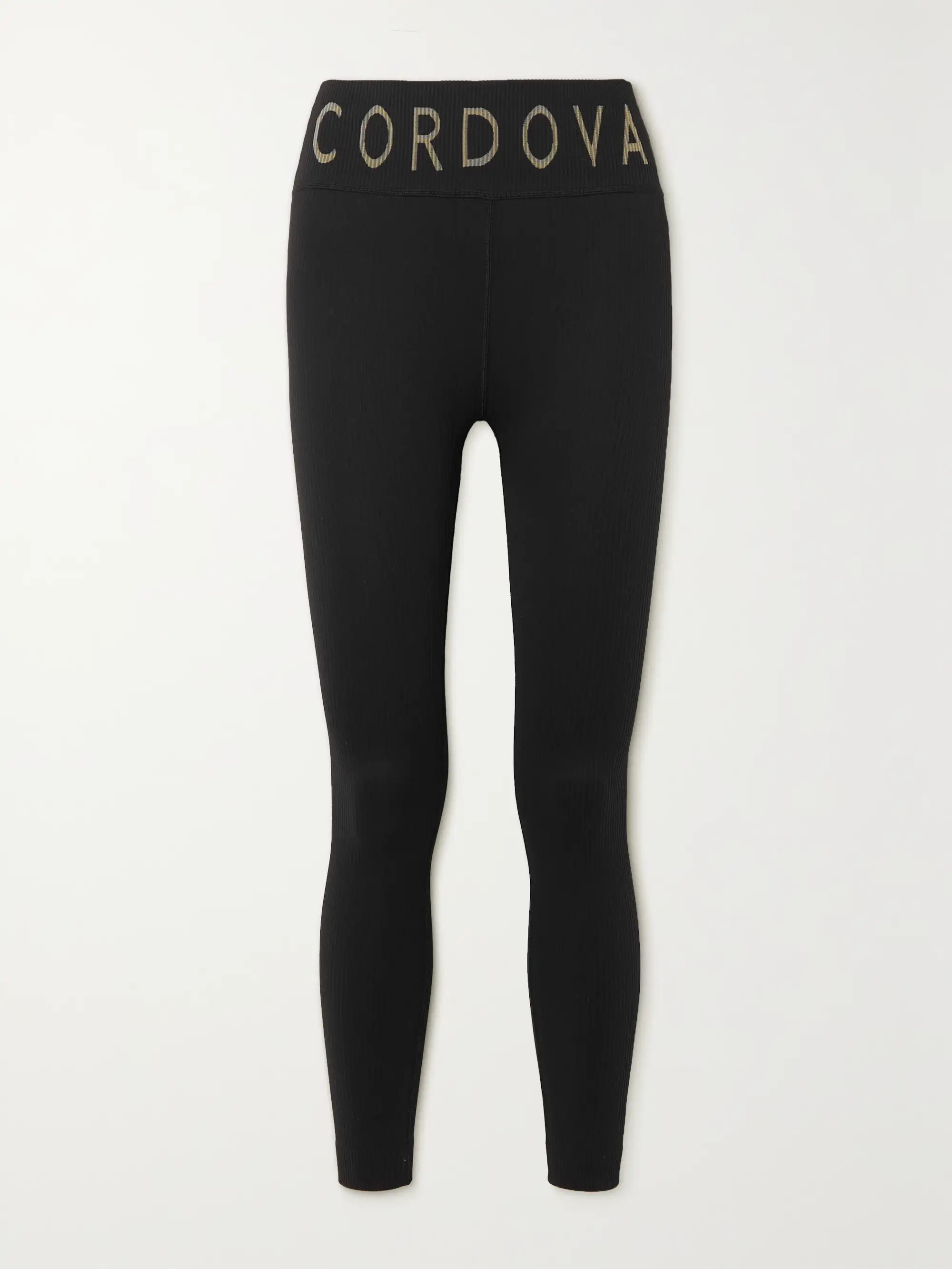 Black Ribbed thermal leggings | CORDOVA | NET-A-PORTER | NET-A-PORTER (US)