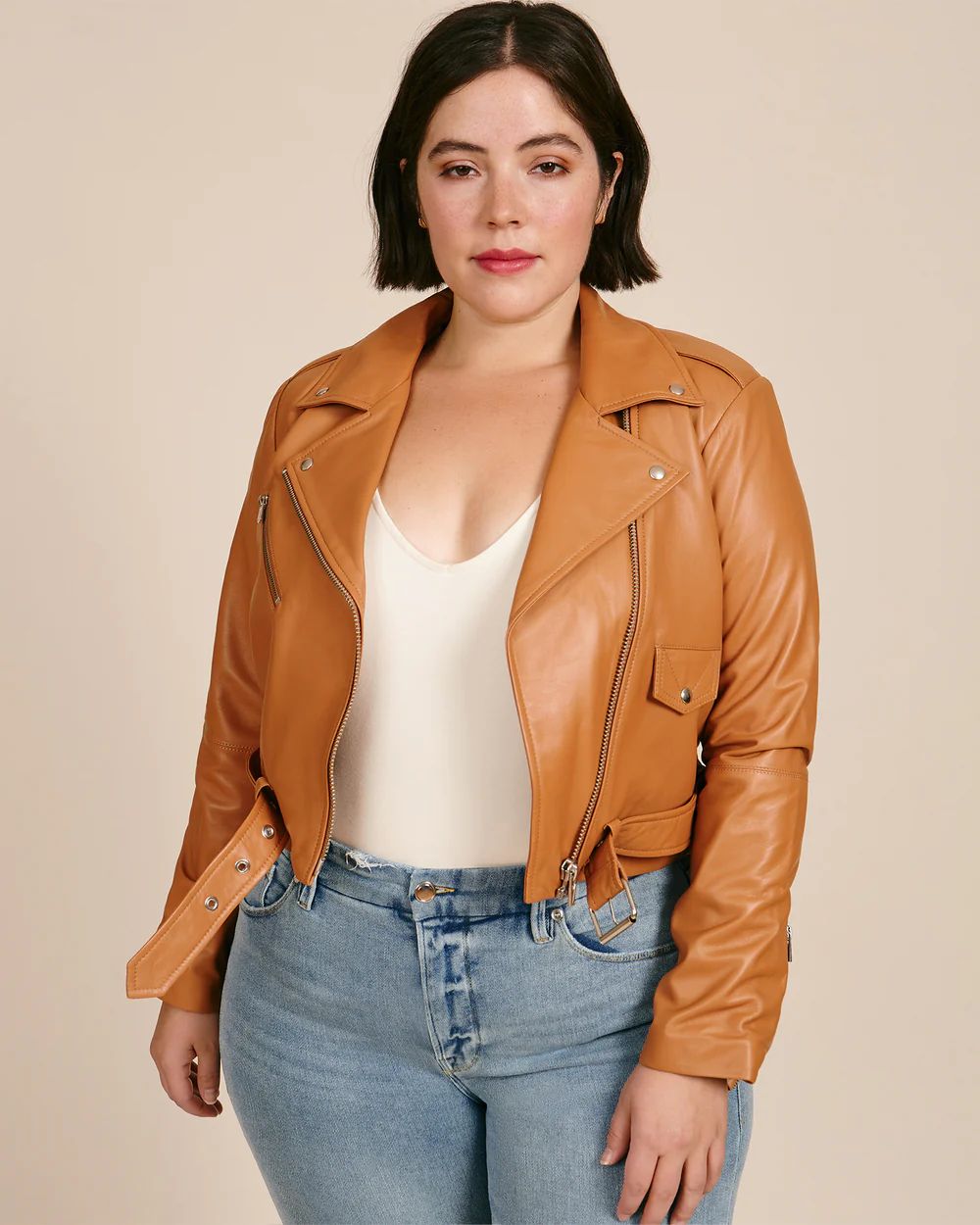 Baby Jayne Classic Smooth Leather Jacket | 11 Honore