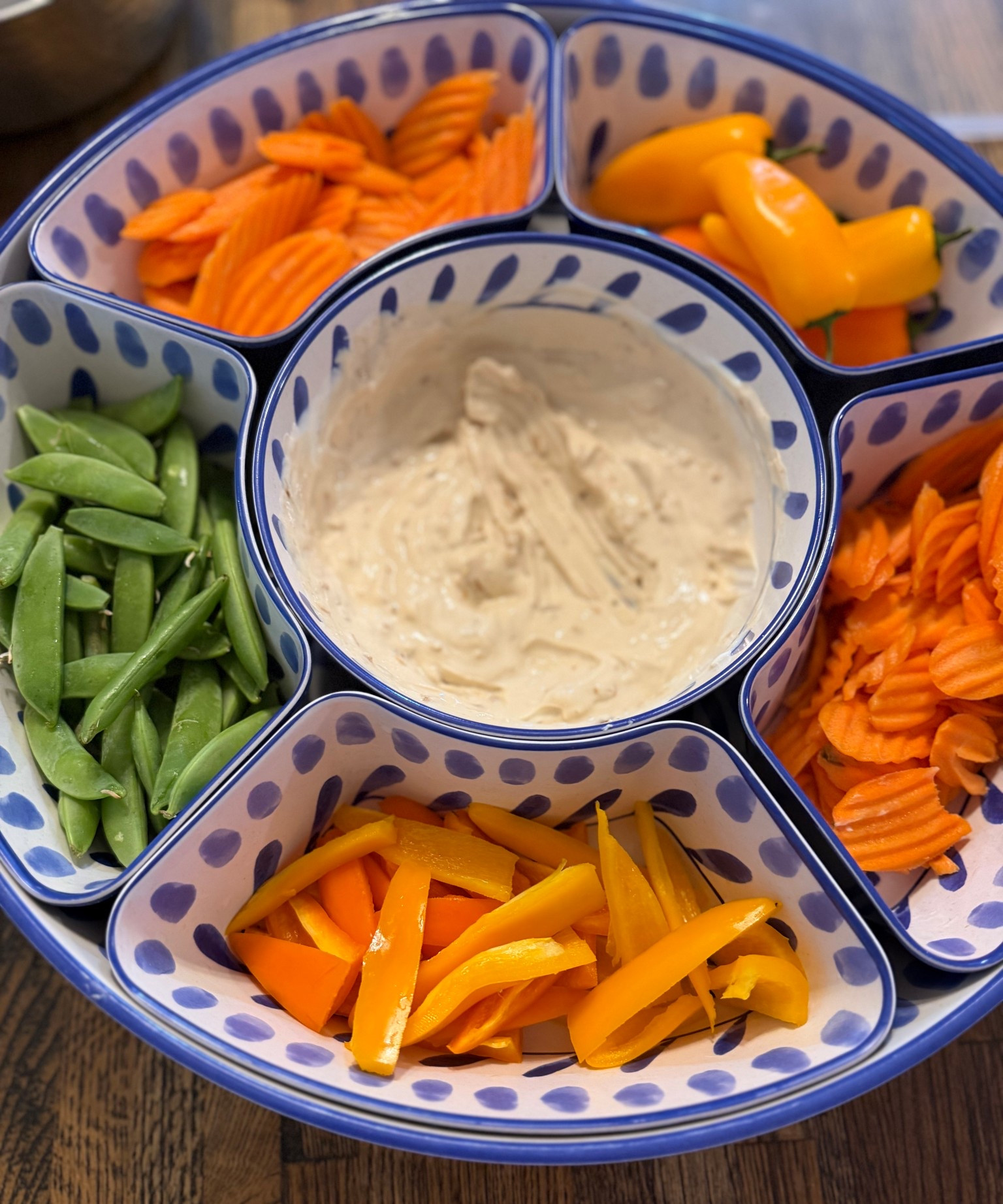 Lazy Susan veggie tray with lid made from melamine with removable inserts to make it easy to wash! I’m a lazy Susan, perfect for weekly veggie storage or hosting, under $25!

#LTKHoliday #LTKHome #LTKParties