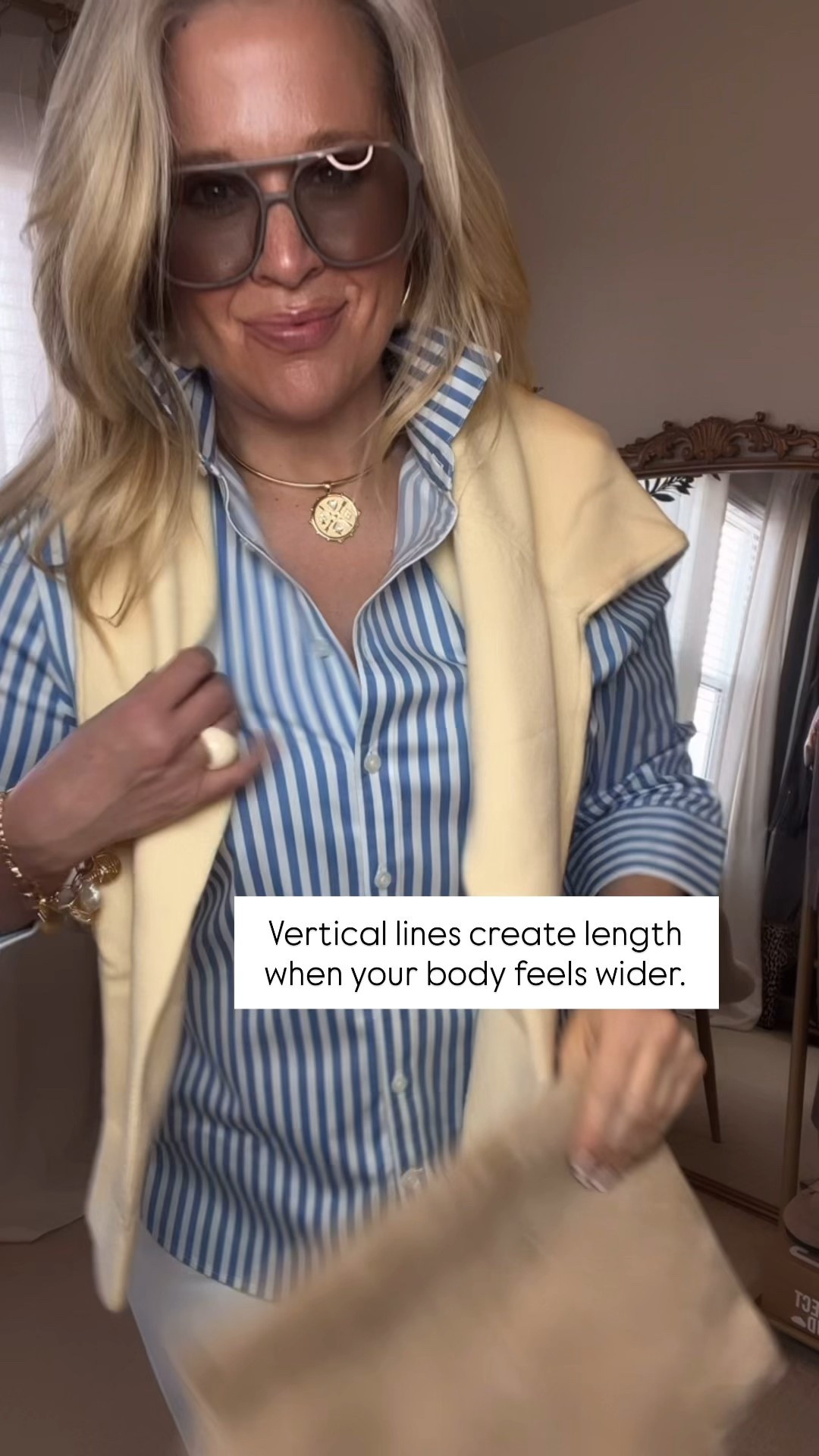 Perimenopause changes our bodies.
Menopause does too.

At some point, we realize… our style has to change with it.

This isn’t about shrinking ourselves.
It’s about choosing pieces that actually work for us.

For us that means:
• A little shoulder structure
• Vertical lines
• Fits that don’t fight our belly
• Real support underneath
• Light at our face
• Shoes we can actually walk in

If we’re over 40, over 45, over 50, midsize, Gen X, Baby Boomers navigating hormonal shifts… we’re not alone.

We’re not giving up.
We’re refining.

Comment UPGRADE and I’ll share what we’re loving.

#midlifestyle #over40fashion #over50style #midsizefashion #perimenopause #menopause #genxstyle #babyboomerstyle #bodyconfidence #bellyfriendlystyle


Follow my LTK @Over40andmidlife on the @shop.LTK app to view this post and get my exclusive app-only content!

#liketkit 
@shop.ltk
https://liketk.it/5Vzps

#LTKOver40 #LTKootd #LTKMidsize