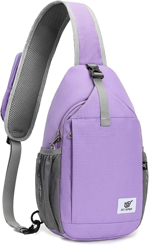 SKYSPER Sling Bag RFID Cross Body Bag Recycled Crossbody Backpack Travel Daypack | Amazon (US)