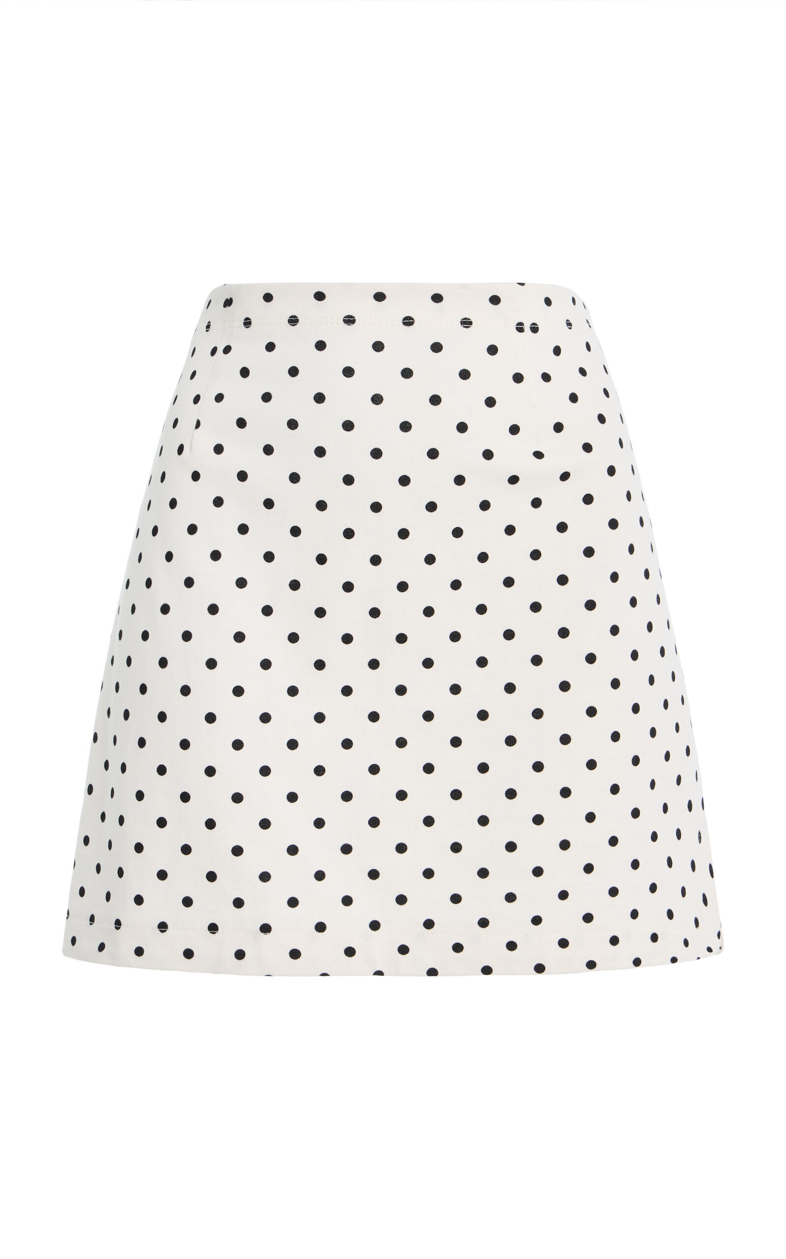 Exclusive Bea Polka-Dot Cotton Mini Skirt | Moda Operandi (Global)