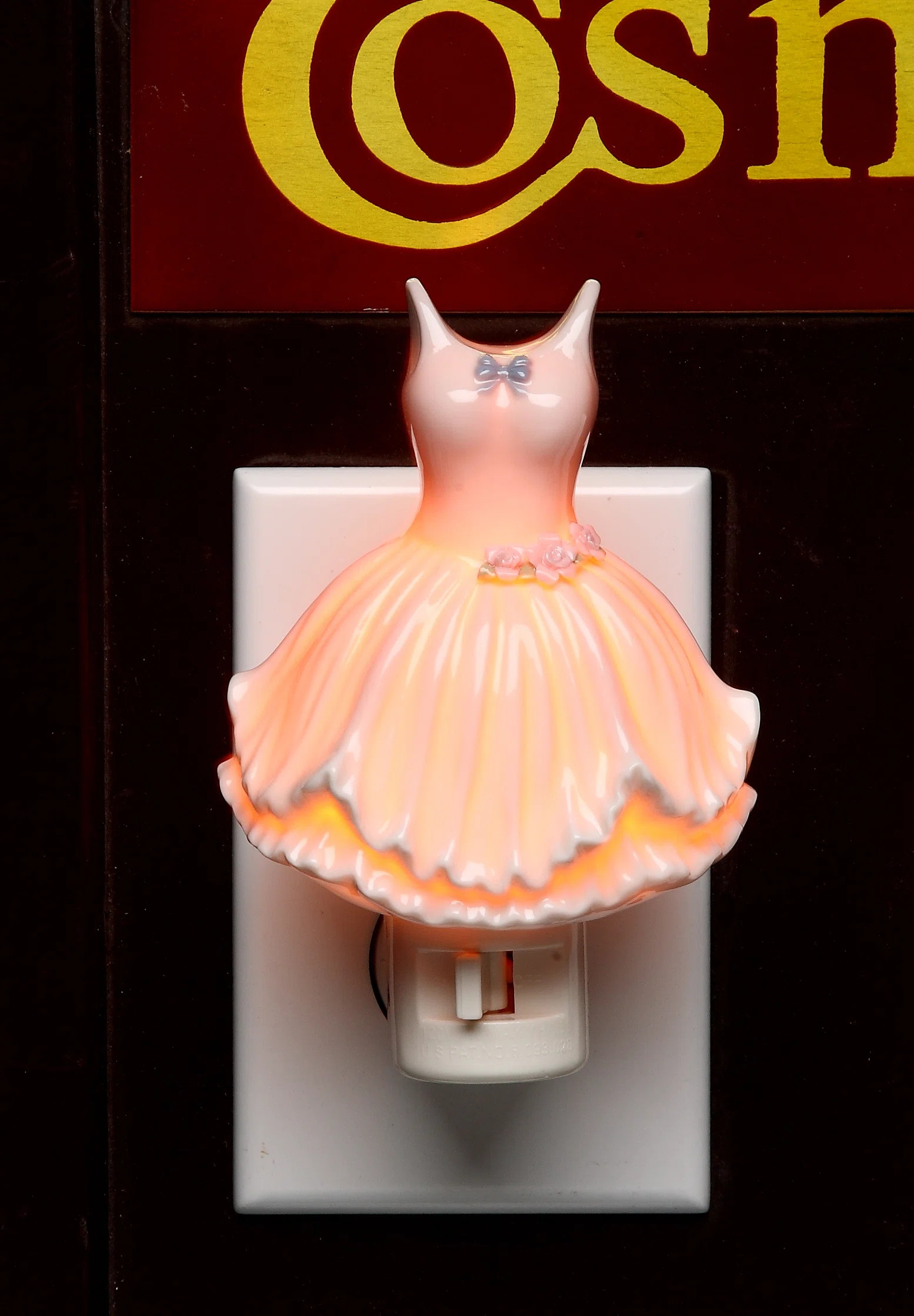Pink Ballerina Dress Night Light | Wayfair North America