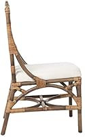 Kouboo Rattan Upholstered, Antique Brown, Set of 2 Chippendale Style Dining Chair | Amazon (US)