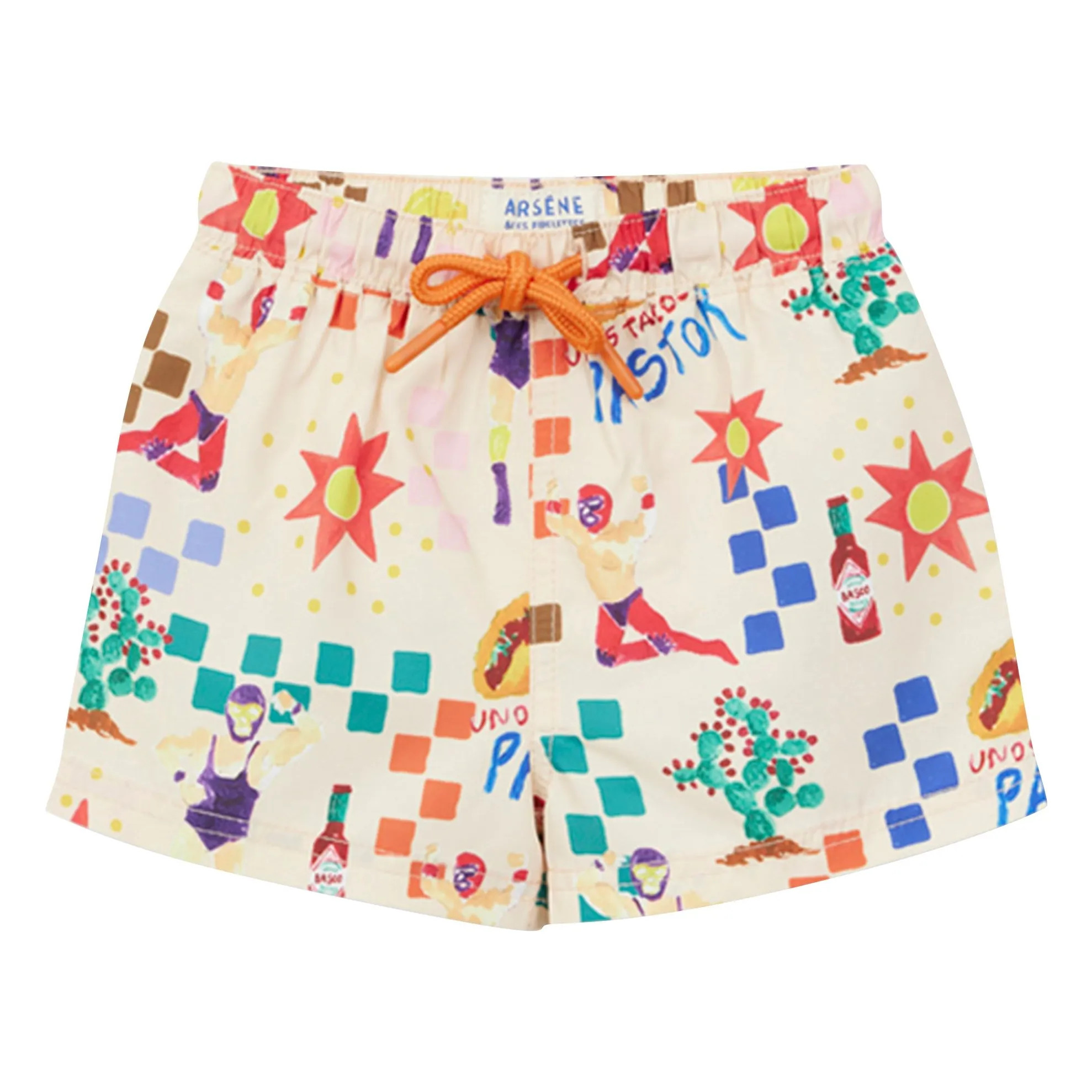 Pastor swim shorts | Ecru | Smallable