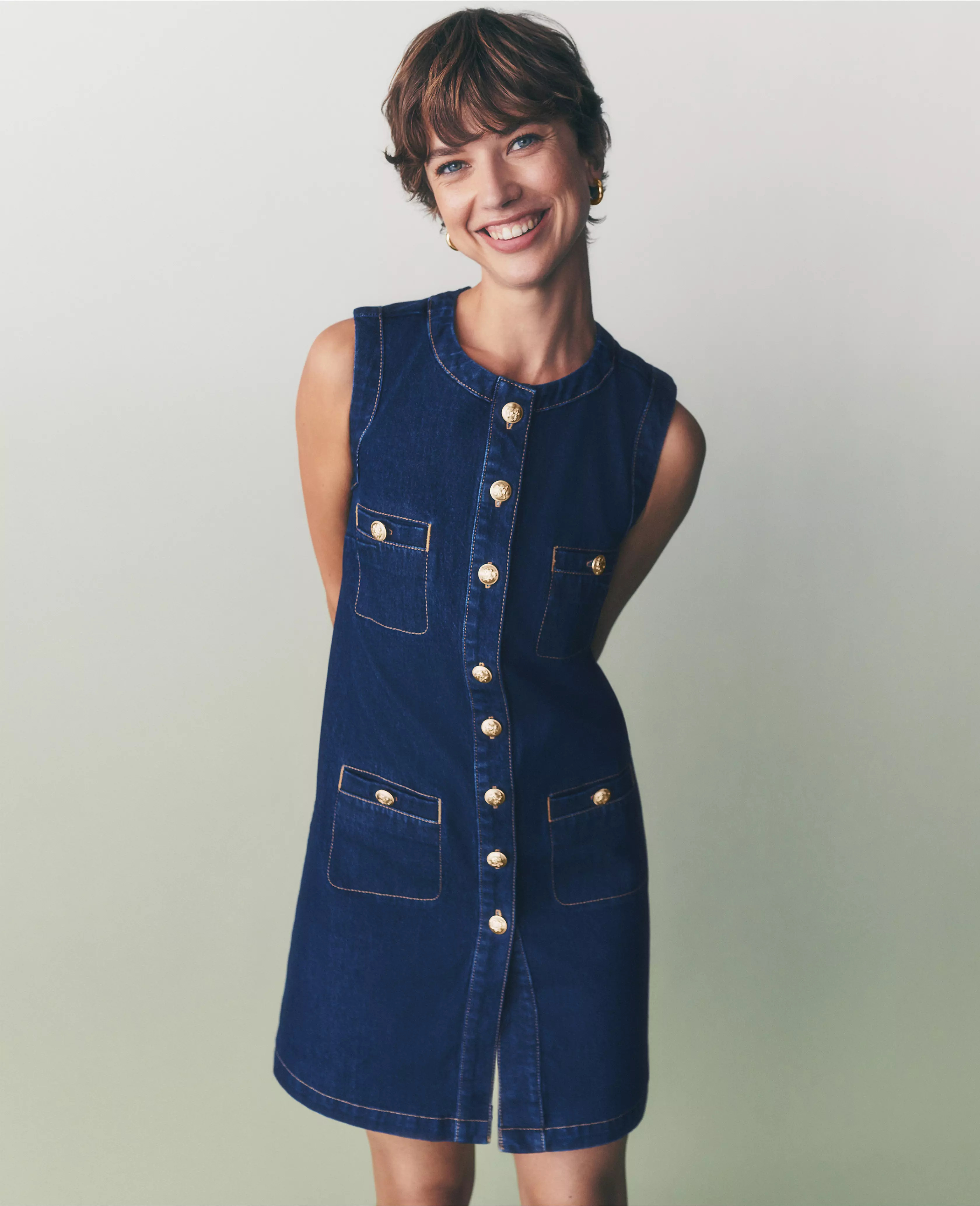 Denim Sheath Dress | Ann Taylor