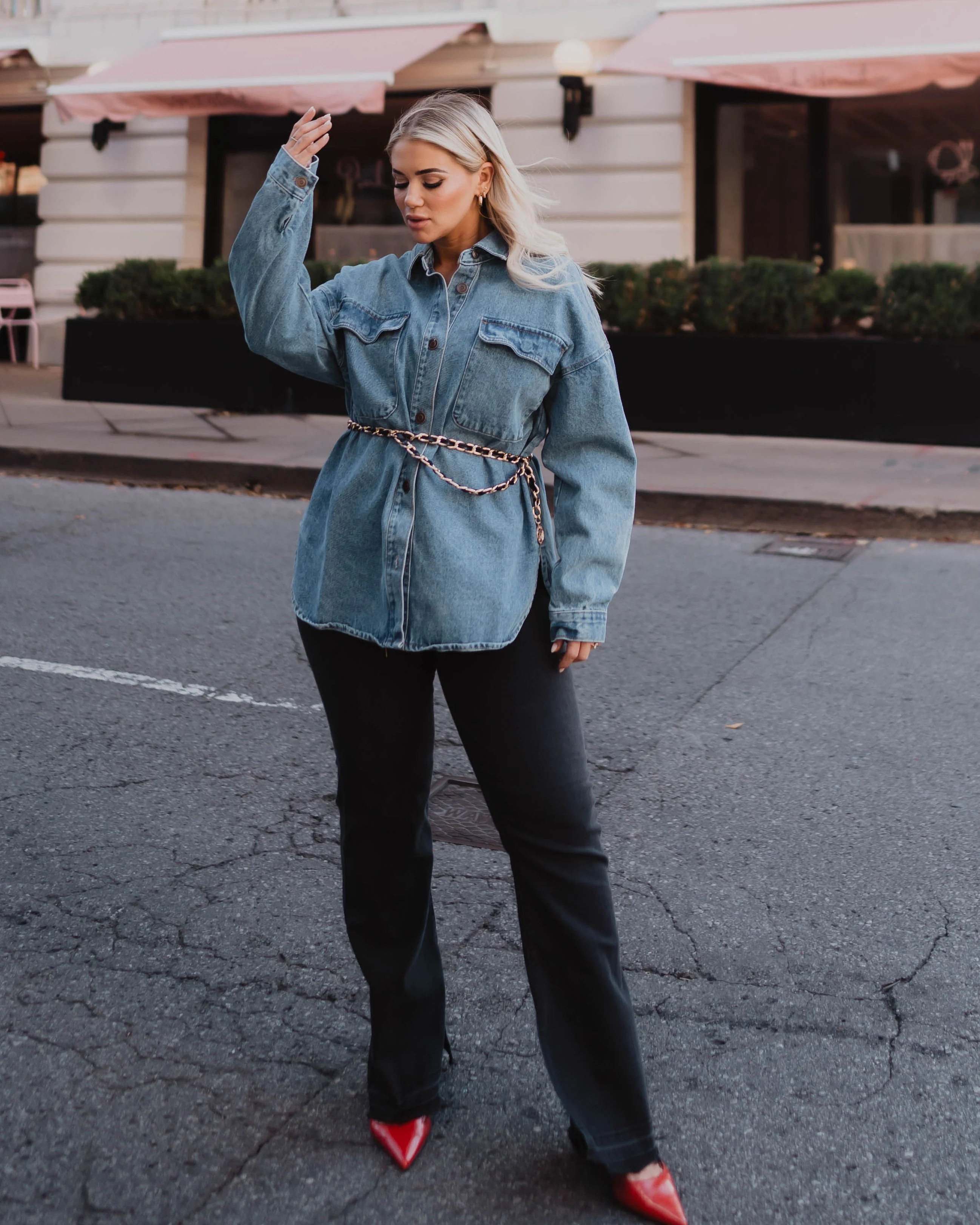 Classy Lasso Faux Leather Chain Belt | VICI