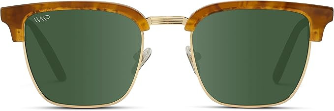 WearMe Pro Polarized Semi-Rimless Rectangular Sunglasses | Amazon (US)