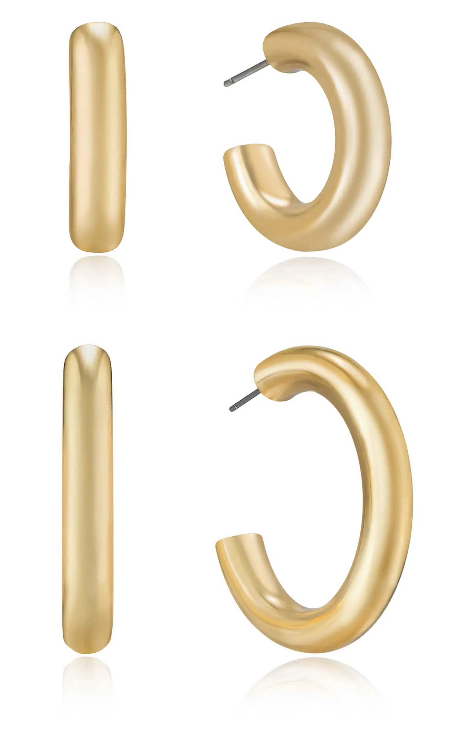 Ettika Set of 2 Hoop Earrings | Nordstrom | Nordstrom