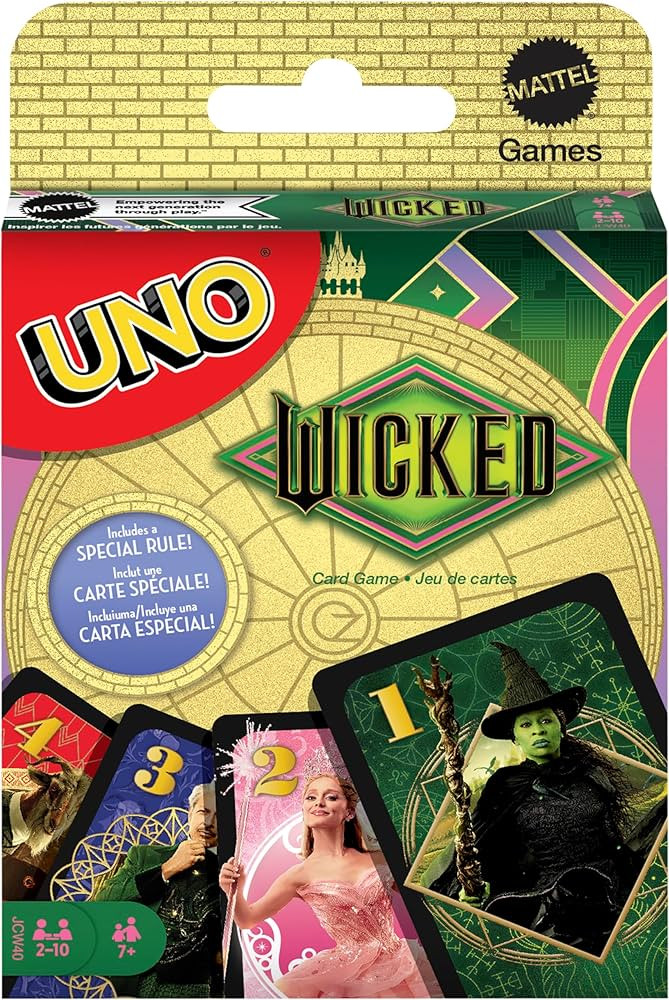 Mattel Games UNO Wicked Card Game for Kid, Adult & Family Nights, Parties, Travel & Camping, Insp... | Amazon (US)