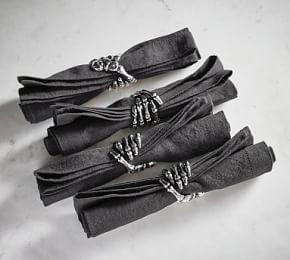 Skeleton Napkin Rings - Set of 4 | Pottery Barn (US)