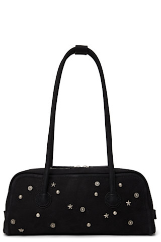 MARGESHERWOOD - Black Soft Baguette Bag | SSENSE