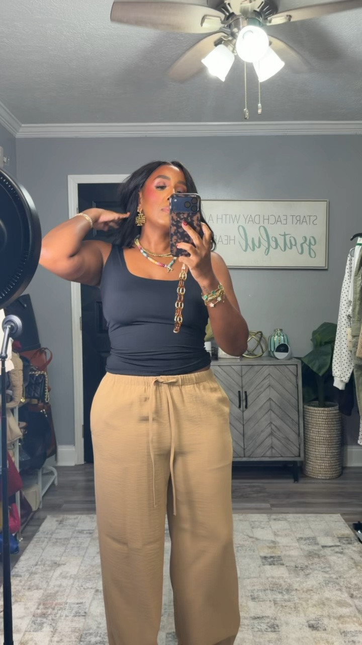 If you’ve been eyeing the viral Aritzia effortless trousers but not the $138 price tag… these Amazon look-for-less pants are it. 👏🏽

✨ Wrinkle-resistant fabric
✨ Wide-leg, effortless fit
✨ High-rise adjustable waistband
✨ Deep pockets
✨ Lightweight, breathable & travel-friendly
✨ 7 gorgeous colors
✨ XS–XL
✨ Under $50

These are perfect for work, church, travel, teacher outfits, date night, brunch, errands, or whenever you want to look polished without sacrificing comfort.

Sizing Reference: I’m 5’5”, 165 lbs, wearing a Large.

#amazonfashion #amazonfinds #fashionover40 #workwearstyle #widelegpants

#LTKOver40