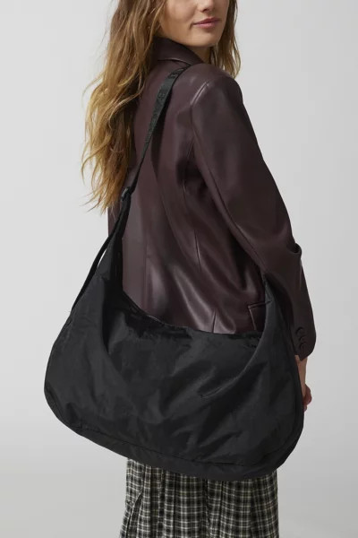 BAGGU Large Nylon Crescent Bag in Black, Women's at Urban Outfitters | Urban Outfitters (US and RoW)