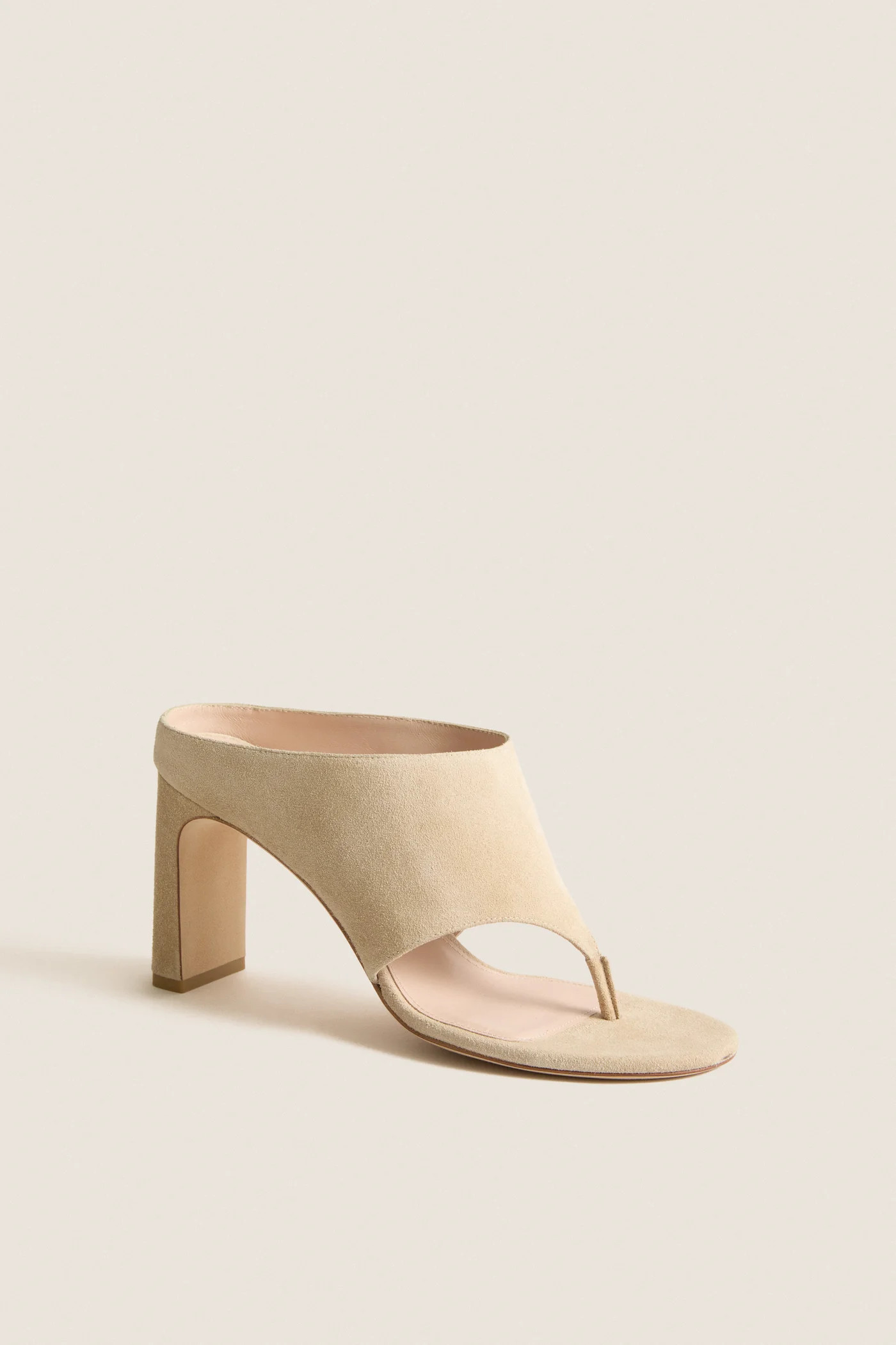 Sea Moss Sport Suede Babette Thong 85 Heels | Tuckernuck (US)