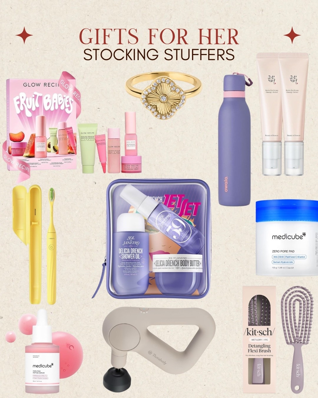 Holiday gift guide for the besties, girlfriends, and wives in your life. // #giftsforher #stockingstuffers

Gifts for her // stocking stuffers // gifts // Christmas gifts // Amazon gifts // electric picks // jewelry // beauty gifts // Amazon 

#LTKGiftGuide #LTKBeauty #LTKCyberWeek