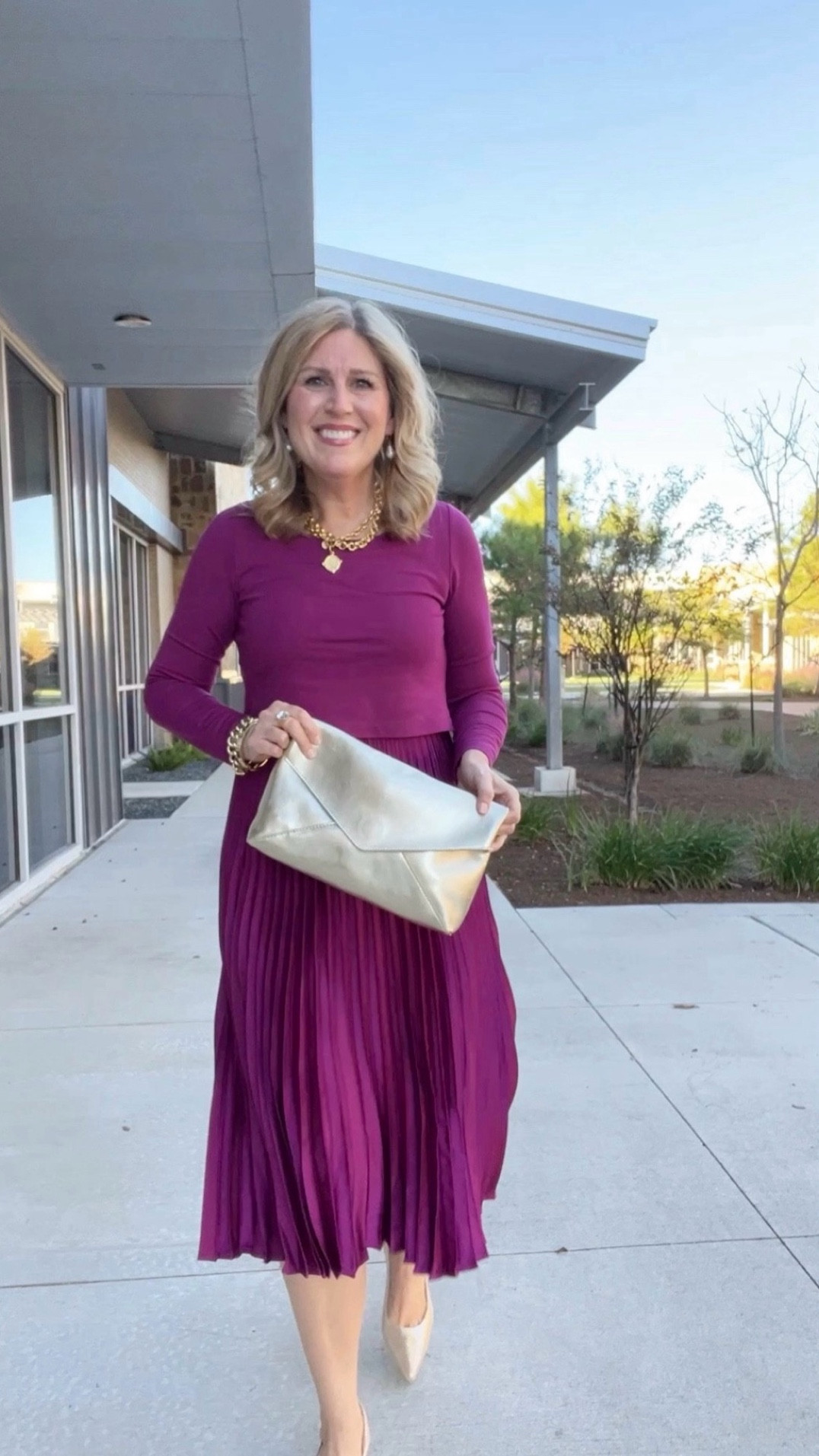 This dress is all about the details. The pleated skirt. Midi length. Runs tts. Available in the color Navy!  It is on sale in Navy, for $20!!  This dress has been so popular among my followers. ♥️

#LTKWatchNow #LTKItBag #LTKShoeCrush #LTKFindsUnder100 #LTKOver40 #LTKWorkwear #LTKSeasonal #LTKWedding #LTKootd #LTKSaleAlert