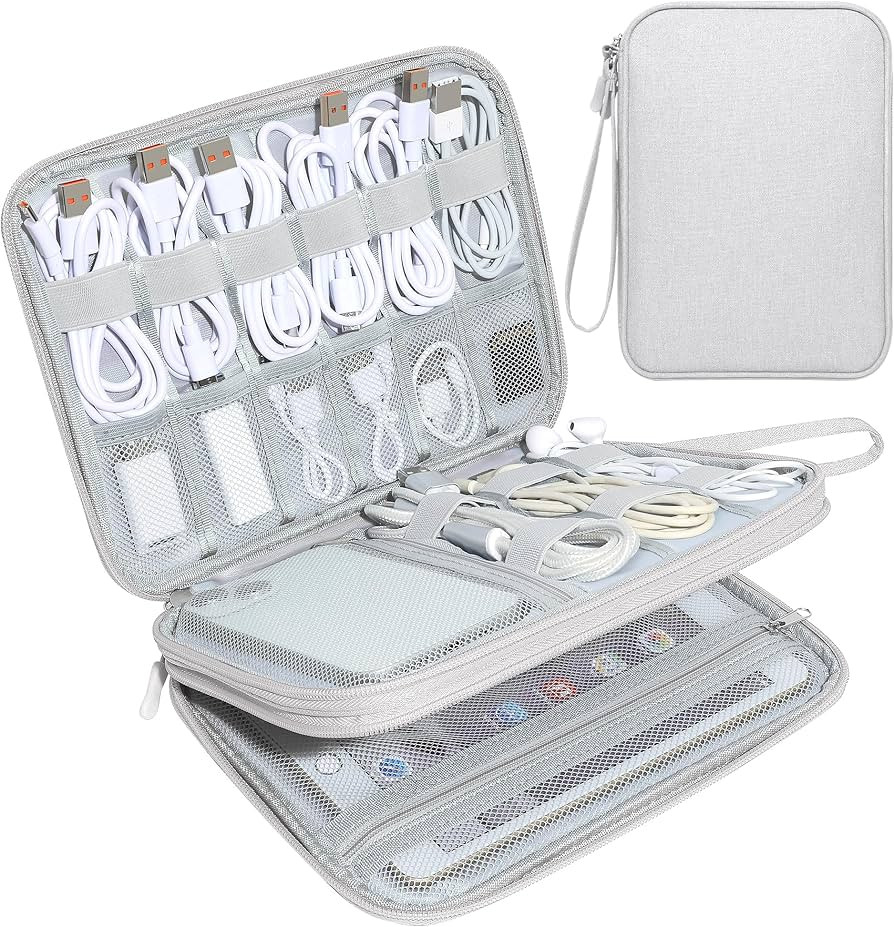 CILLA Electronics Organizer Travel, Travel Cord Organizer Case, Compact Electronics Accessories B... | Amazon (US)