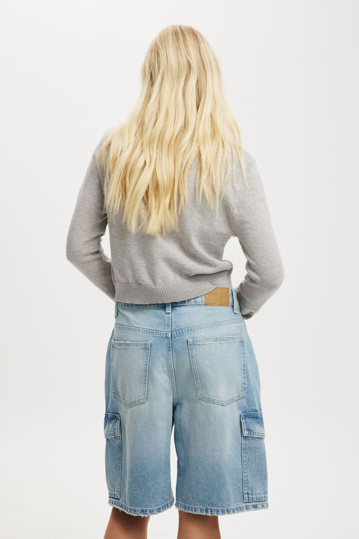 Super Baggy Cargo Denim Jort | Cotton On (US)