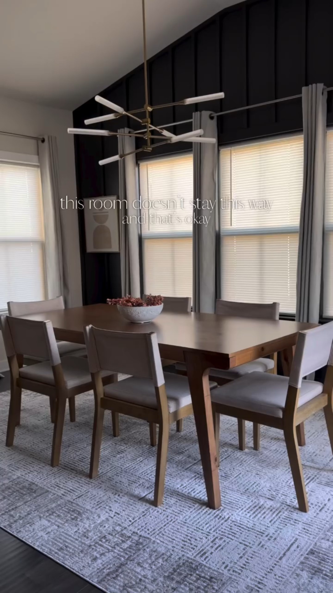 Today, this room has arts and crafts, homework, and small toys scattered across the table.

Just like this room, life doesn’t stay one way for long.
Just as a room can become untidy, life can become messy and challenging too.

Last year came with unexpected changes — knee surgery, a shutdown, moments where everything felt out of our control.

There were times we wanted things to move faster.
Times we wanted clarity before continuing.
But we learned that growth doesn’t always arrive wrapped in momentum.

Some lessons came through stillness.
Some came through challenge.
And the messy, ordinary moments at home with the kids reminded us that joy doesn’t wait for everything to be perfect.

This house reflects the life we’re building together —
not always calm, not always in order,
but full of love, laughter, and purpose in the middle of it all.

We’re grateful for every part of the journey —
the pauses, the progress, the noise, and the quiet —
because together, they’re shaping a life that’s being lived fully… not flawlessly 🤍

Thank you for being here as we continue to build and grow.
If you love anything in this space, comment “links” and I’ll share the details with you 🤍

#houseofcovington #interiordesign #modernhome
#homewithheart #comfortoverperfection