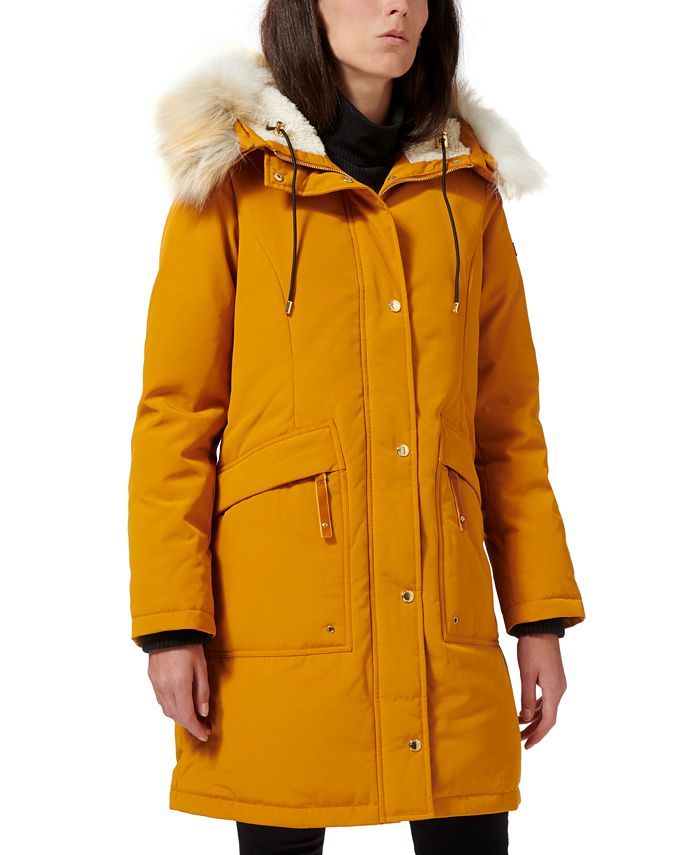 Sam Edelman Women's Faux-Fur-Trim Hooded Down Parka & Reviews - Coats & Jackets - Women - Macy's | Macys (US)