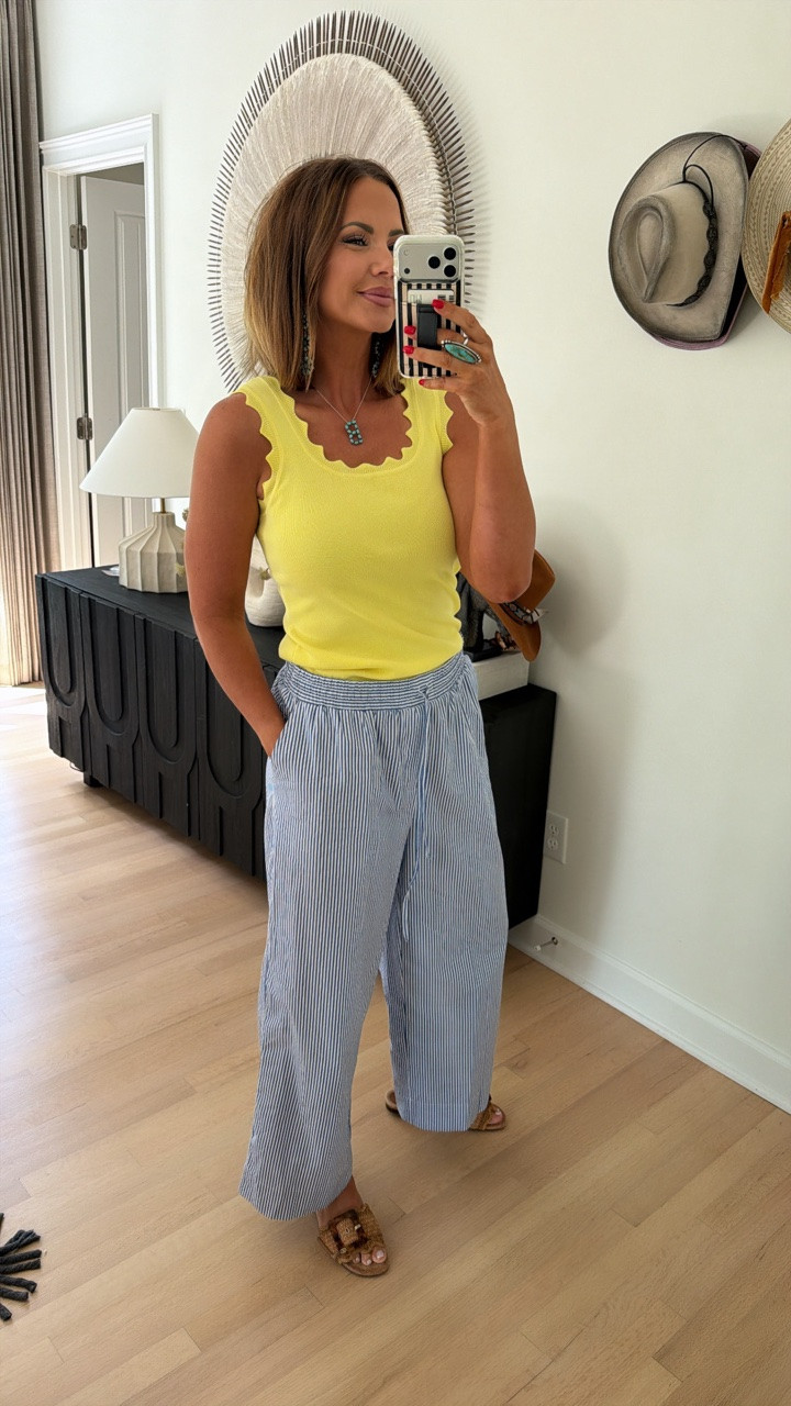 amazon tank and walmart pants, i’m wearing a medium in both ♥️

#LTKootd #LTKSaleAlert #LTKBeauty