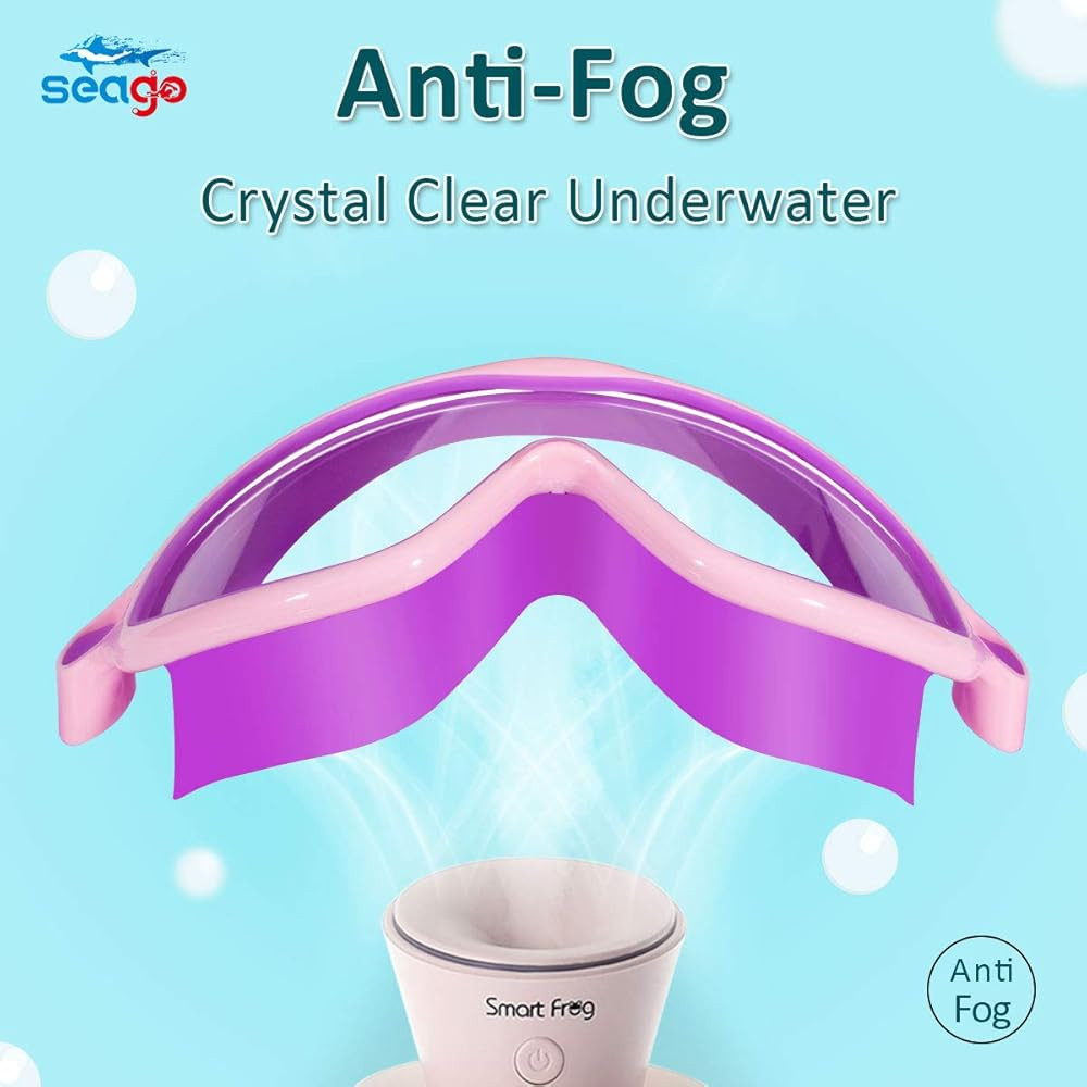 Seago Swim Goggles 2 Pack Anti-Fog Anti-UV Wide View Swimming Goggles for Kids 3-14 | Amazon (US)