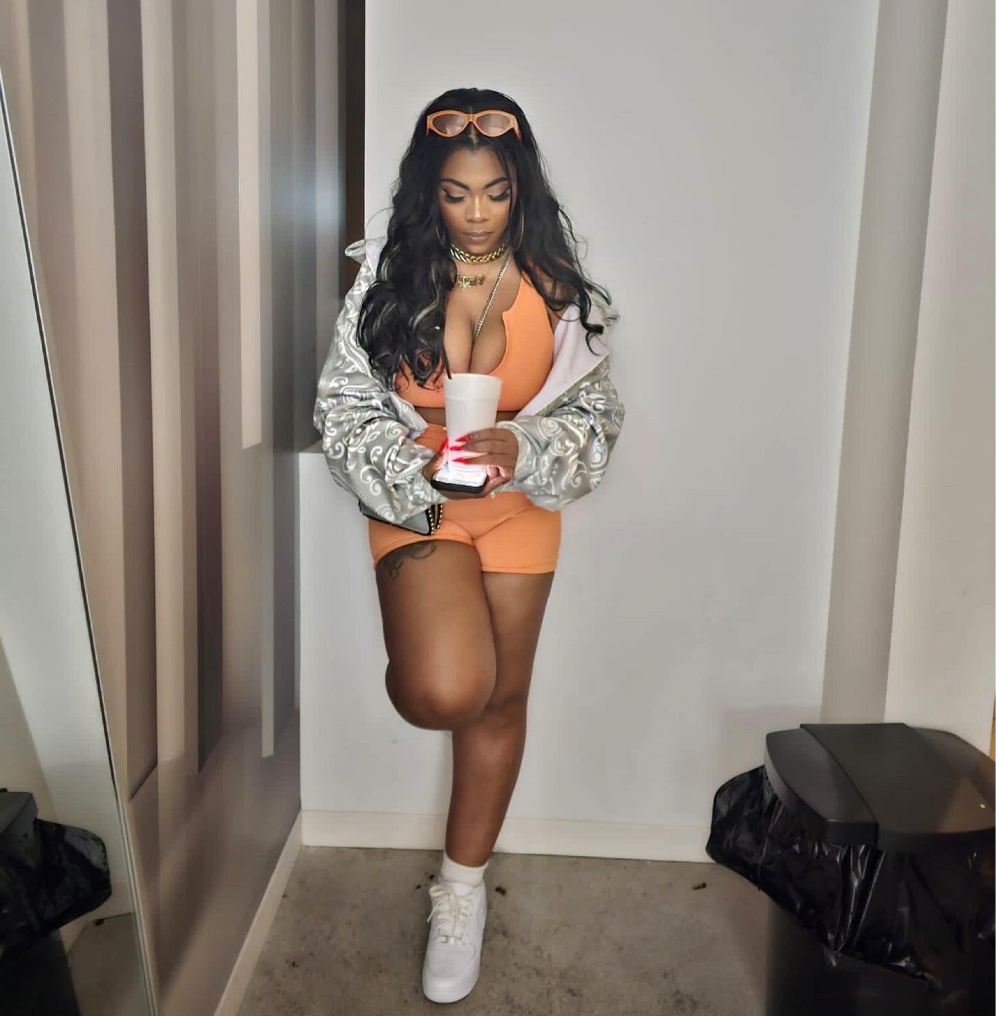 Orange gym set🍊

#LTKstyletip #LTKcurves #LTKfit