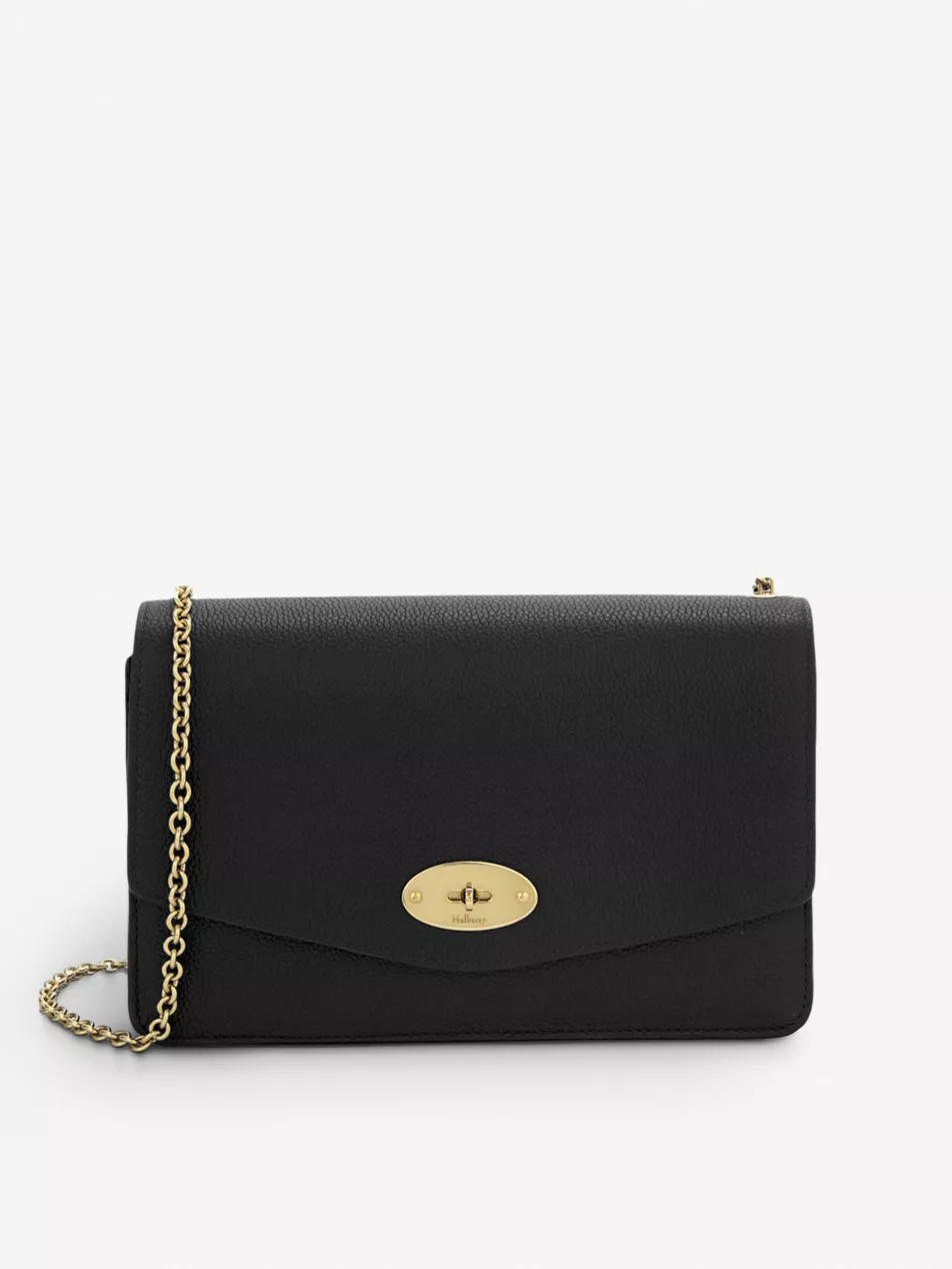 Darley small grained-leather clutch bag | Selfridges