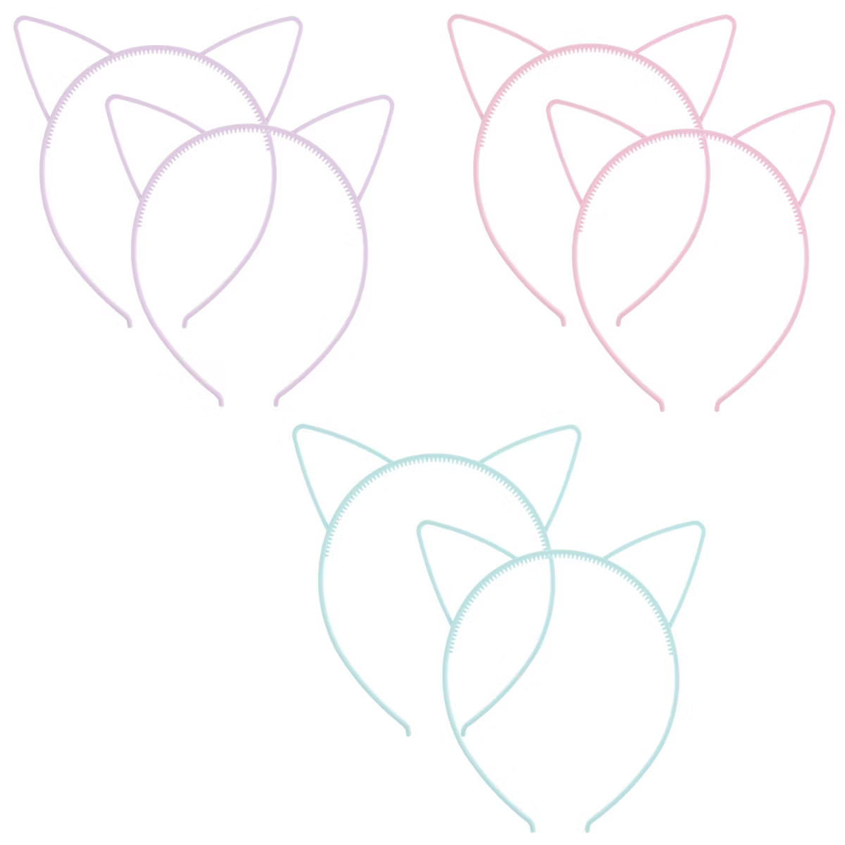 6ct Party Headband Pink/Purple/Green - Spritz™ | Target