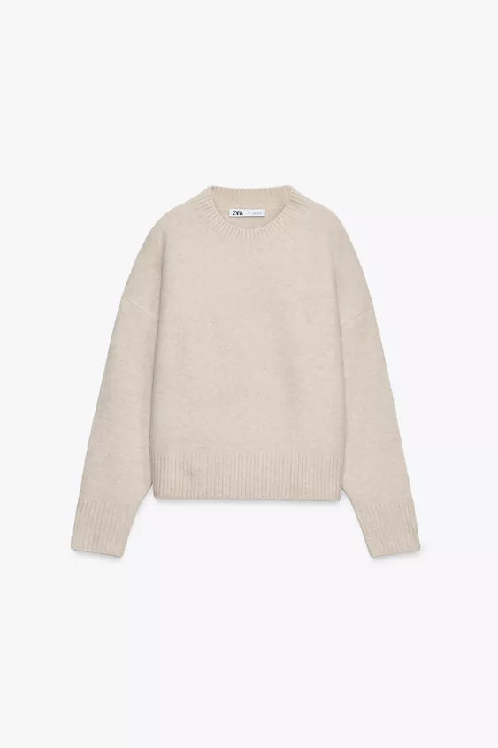 SOFT BASIC KNIT SWEATER | Zara US