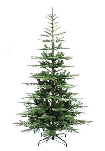KING OF CHRISTMAS 9 FT Artificial Christmas Tree Unlit Xmas Trees King Noble Fir with Foldable Metal Stand and Hinged Sections, Green Unlit Christmas Tree for Office Home Store Party Holiday Decor | Amazon (US)