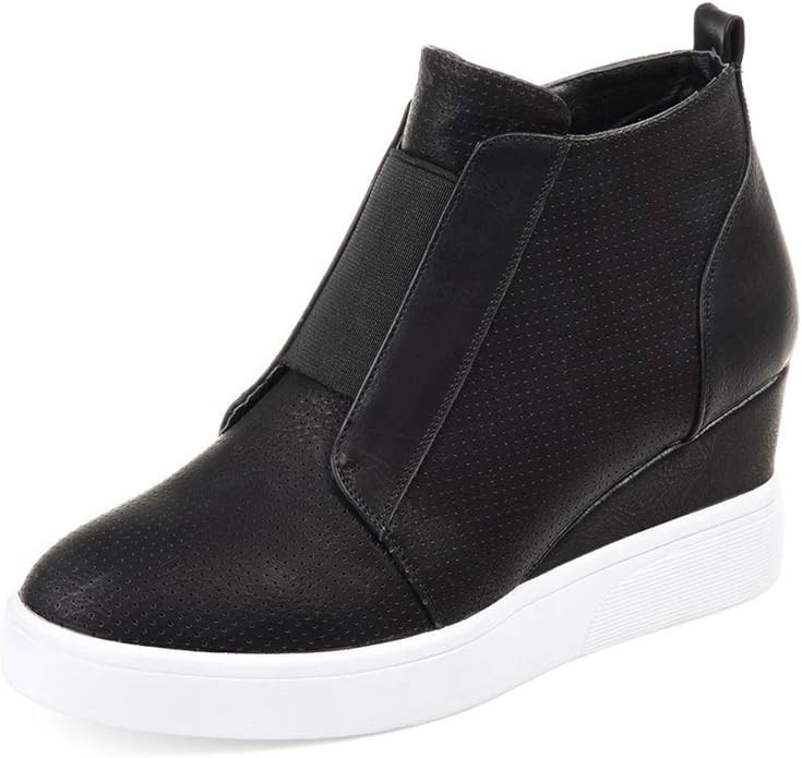 Athlefit Women's Wedge Sneakers Hidden Heel Platform Wedge Booties Hidden Wedgie Sneakers | Amazon (CA)