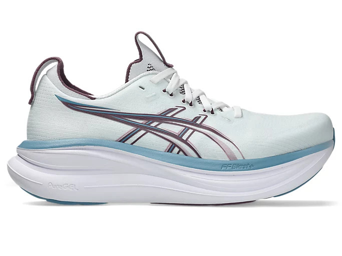 GEL-NIMBUS 28 WIDE | Women | Arctic Blue/Velvet Purple | Running Shoes | ASICS United States | ASICS (US)