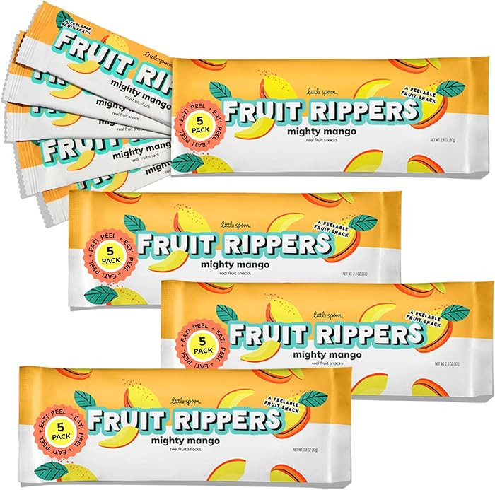 Little Spoon Mighty Mango Fruit Ripper, Real Fruit Snack with Mango and Apple, Non-GMO Kids Snack... | Amazon (US)