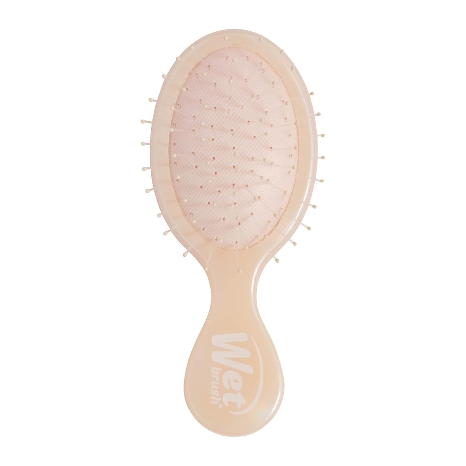 Wet Brush Mini Detangler Hair Brush, Cream (Iridescence Icon), Detangling Travel Hairbrush, Ultra... | Amazon (US)