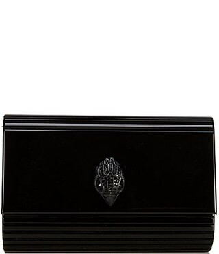 Kurt Geiger London Party Eagle Drench Clutch - Black | Dillard's