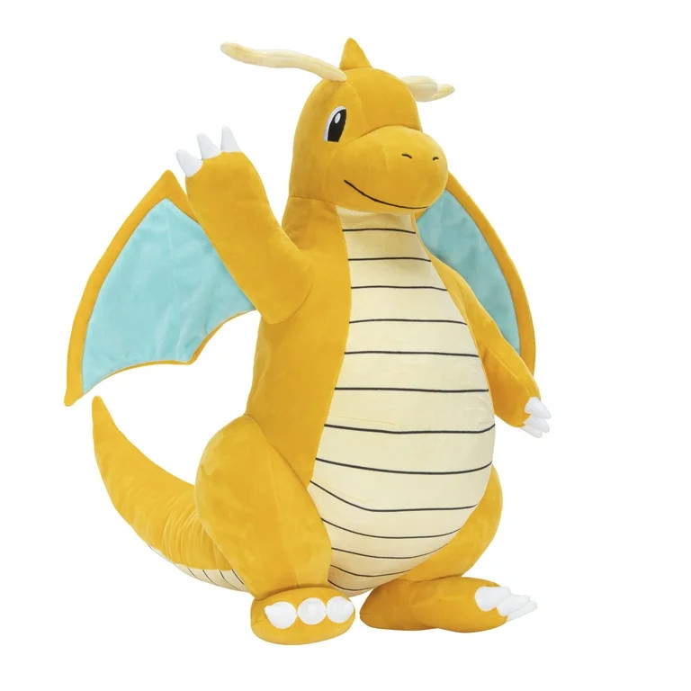 Pokémon Dragonite - 24 inch Dragon and Flying-Type Pokemon Plush | Walmart (US)