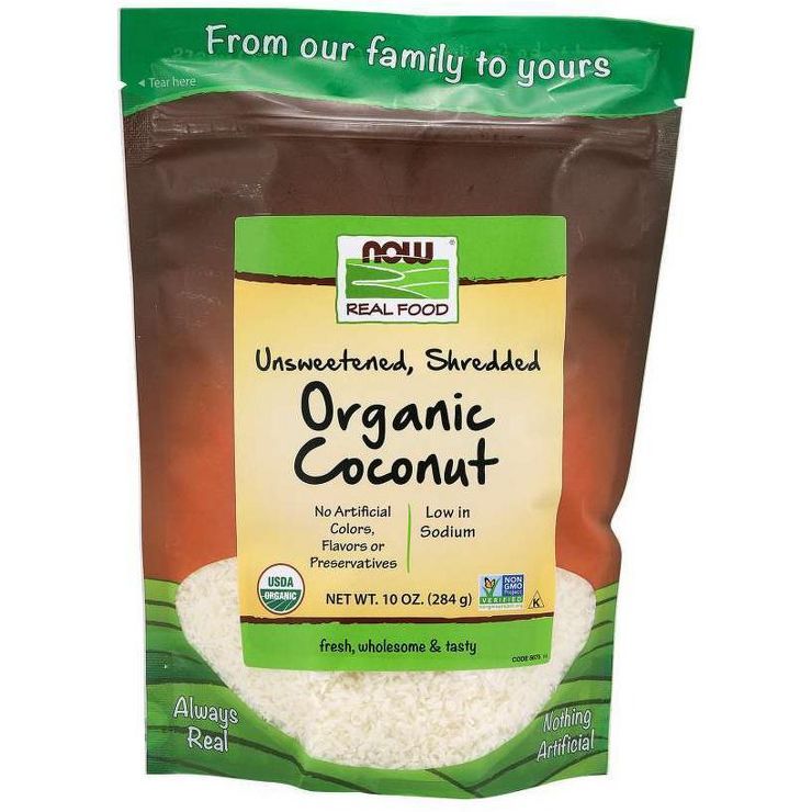 Now Foods Coconut Organic Unsweetened 10 oz Bulk | Target