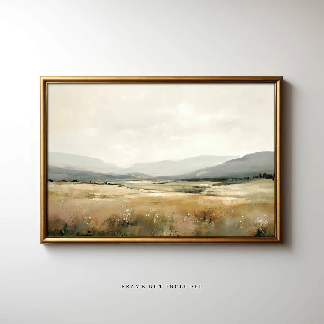 Plank & Pillow Landscape Art Print | Wall Art | Large Print | Landscape Painting - Etsy | Etsy (US)