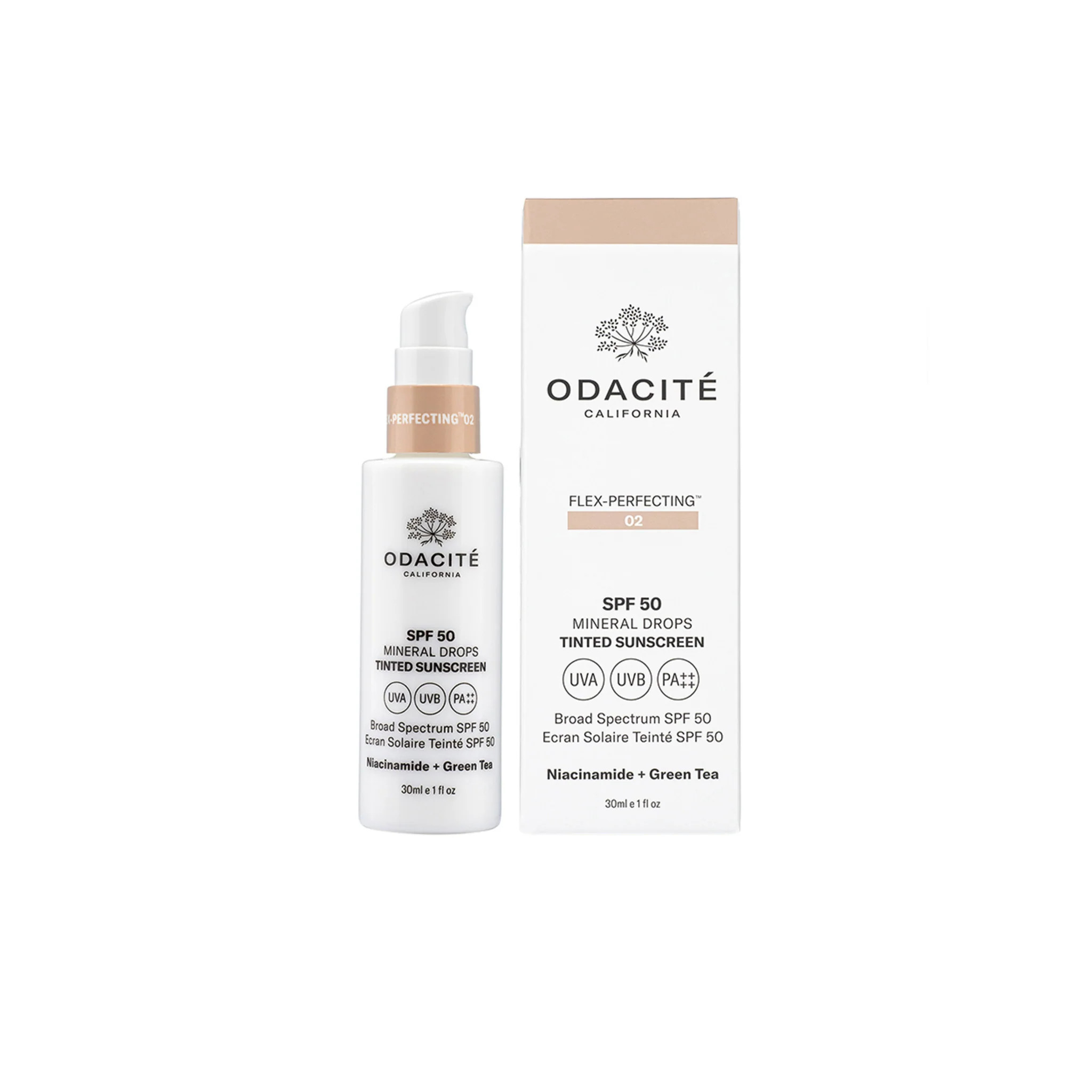 Flex-Perfecting Mineral Drops Tinted Sunscreen SPF 50 – Odacité | Bluemercury, Inc.