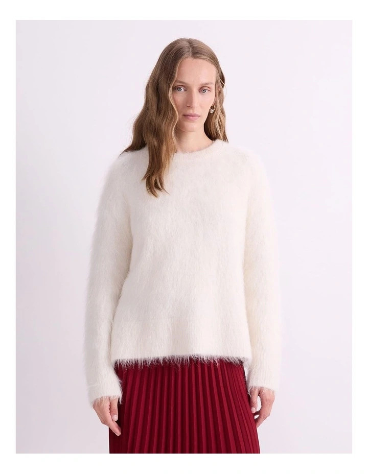 SportscraftAlpaca Blend Sweater in Winter White | Myer