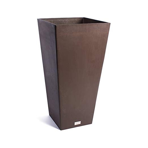 Veradek Midland Tall Square Planter, 32-Inch Height by 16-Inch Width, Espresso (MV32E) | Amazon (US)